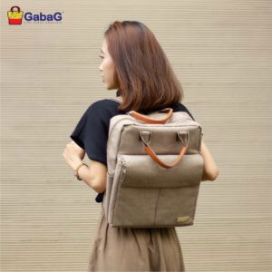 JualGabaG Tas Asi – Backpack Cooler Bag 2 in 1 KINAN / PEANUT ( Laptop Fit)