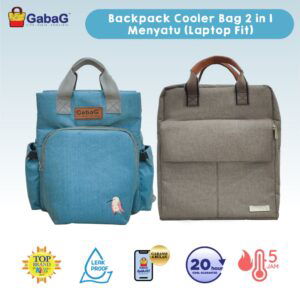 GabaG-Tas-Asi-Backpack-Cooler-Bag-2-in-1-KINAN-PEANUT-Laptop Fit
