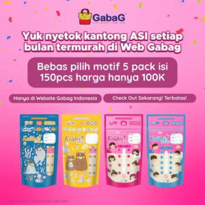 Jual5 Pack Gabag Kantong Asi – Kolibri Classic 120 ml